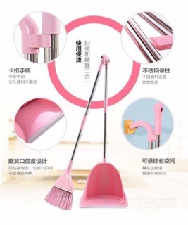 Chổi nhựa kèm mo