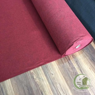 Thảm nỉ trải sàn màu đỏ đô