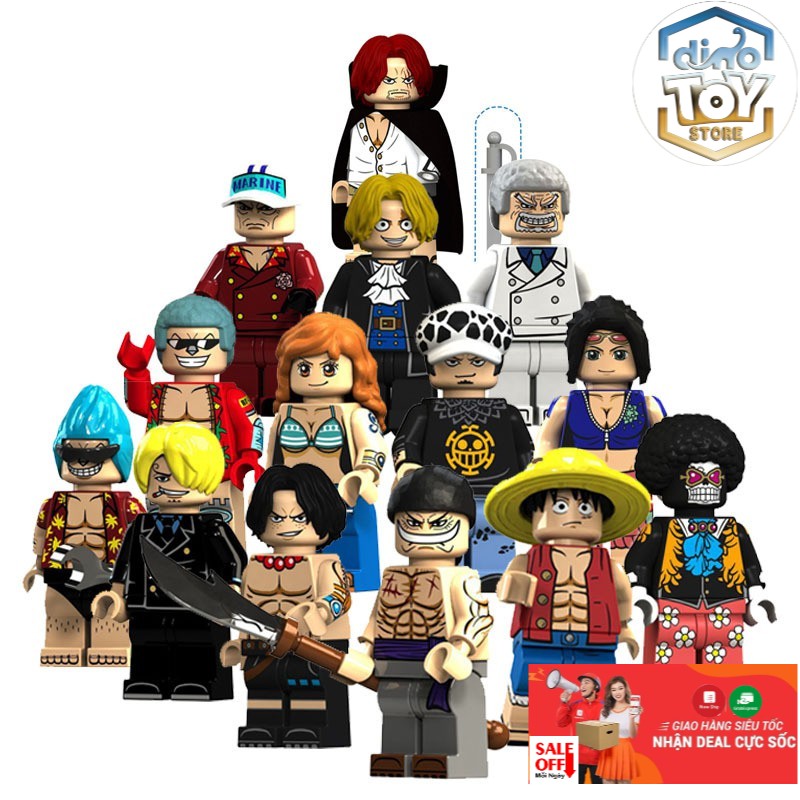 Mô hình nhân vật lego trong phim one piece 014