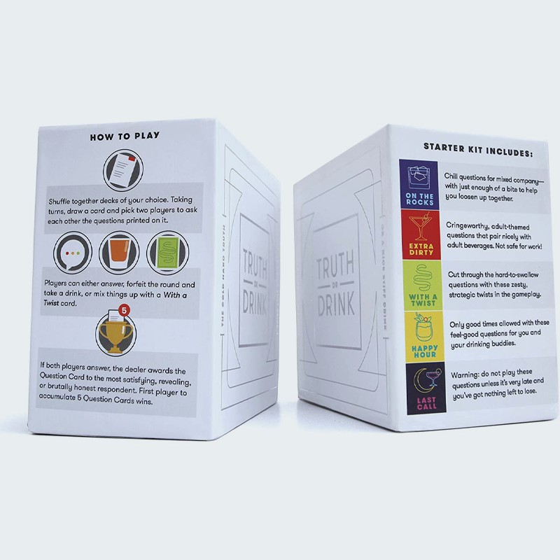 Bộ trò chơi thẻ bài truth or Drink độc đáo vui nhộn cho người lớn