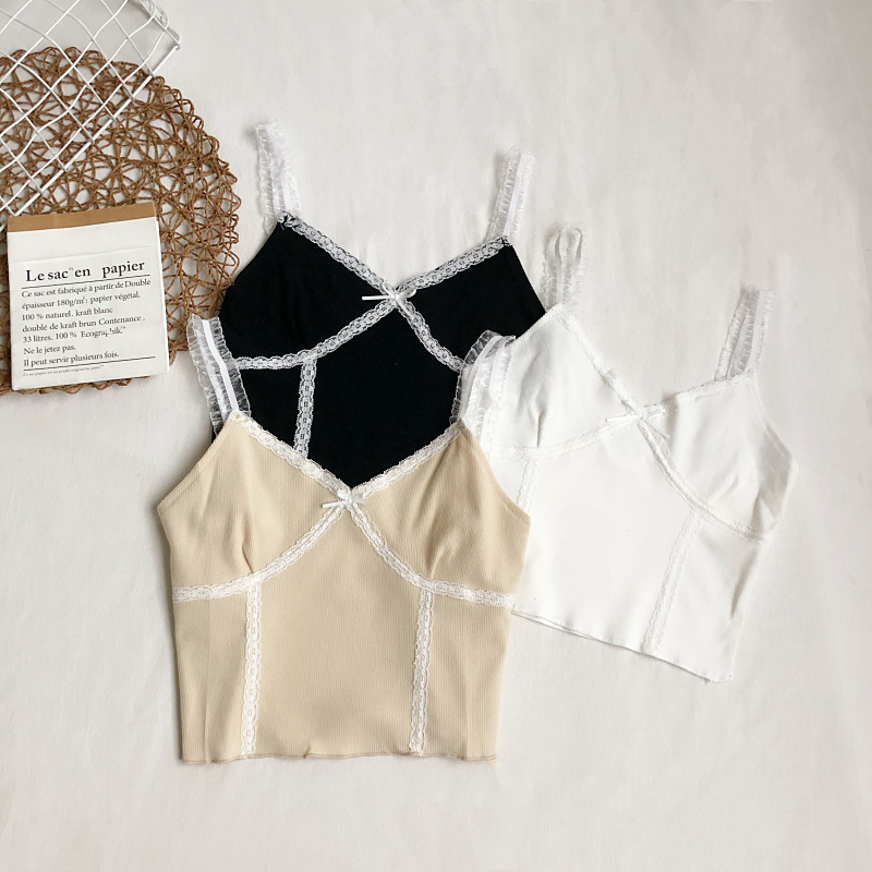 Áo ren cổ V dáng ngắn thiết kế quyến rũ trẻ trung hợp thời trang | BigBuy360 - bigbuy360.vn