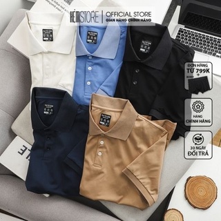| Satoshi | Áo polo nam, áo thun có cổ nam SAPL44 thể thao tay ngắn chất cotton thoáng mát, form regular fit, nh