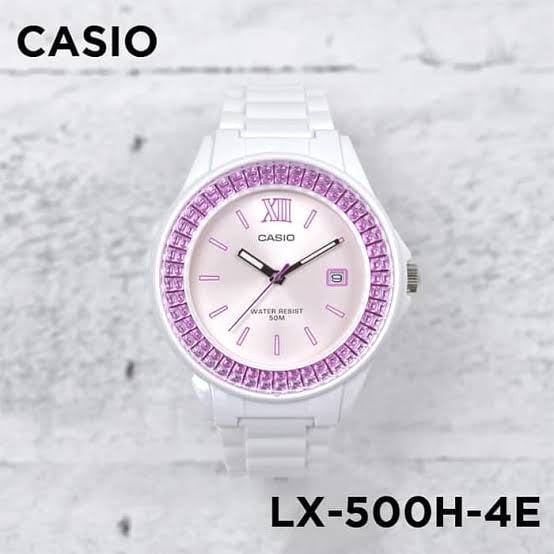 Đồng hồ Nữ dây nhựa Casio LX-500H chính hãng bảo hành 1 năm Pin trọn đời