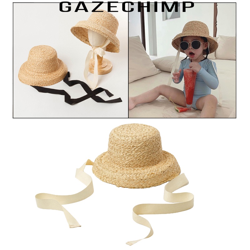 Mũ Cói Chống Nắng Có Thể Điều Chỉnh Kích Cỡ Thời Trang Mùa Hè Cho Bé