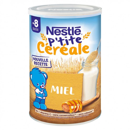 Bột Lắc Sữa Nestle Ptite Cereale 400g Vị Mật Ong Cho Bé Từ 8m+