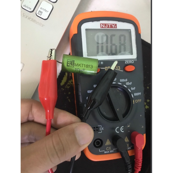 Tụ tháo máy 100V 10uF MKT1813 15x30mm chính hãng ERO Germany