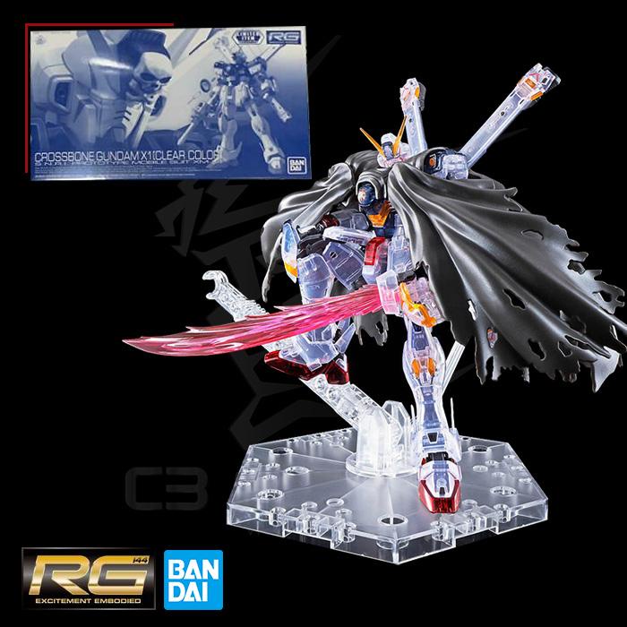 [BANDAI] RG 1/144 CROSSBONE GUNDAM X1 (CLEAR COLOR) MÔ HÌNH ĐỒ CHƠI LẮP RÁP GUNPLA CHÍNH HÃNG NHẬT BẢN