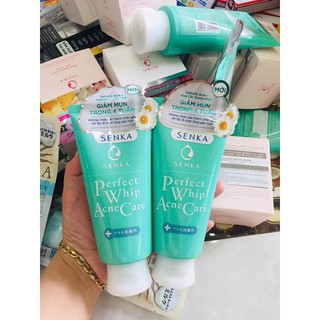 Sữa Rửa Mặt Ngừa Mụn Shiseido Senka Perfect Whip Acne Care 100g