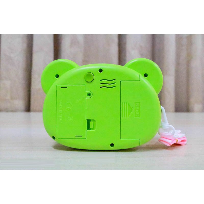 Đồ Chơi Máy Ảnh Pin Thổi Bong Bóng Hình Ếch - Đồ Chơi Vận Động Cho Bé