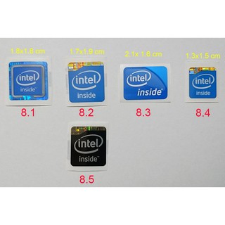 Tem Intel Inside, Centrino / Tem dán máy tính ( Sticker ) PC Laptop