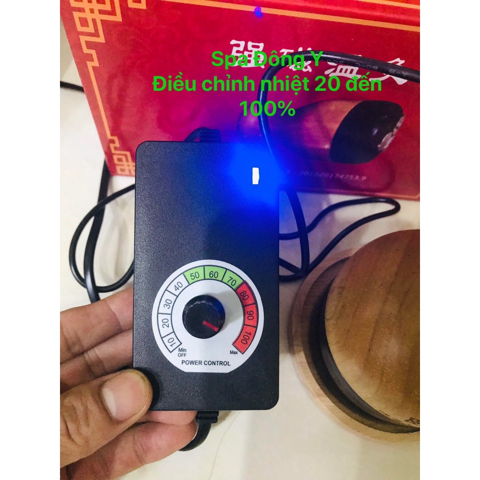 Máy hồng quang loại 1 kèm theo diệu 30ml và dầu masssage gừng 230ml ấm nóng sâu