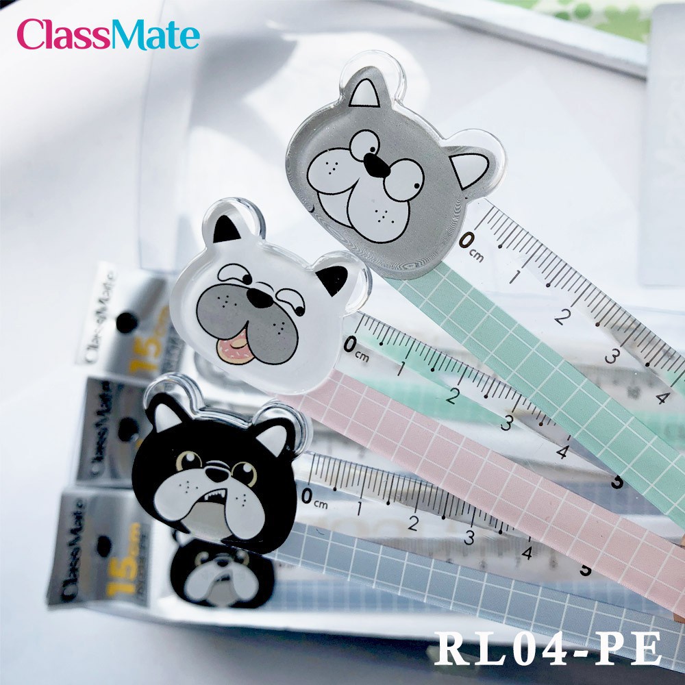 Thước Kẻ 15cm Pets RL04-PE Thích Hợp Cho Các Bạn Học Sinh, Sinh Viên