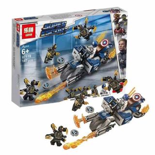 SALE HẾT HÀNG - Lắp ráp kiểu Lego super hero captain chiến đấu với outriders