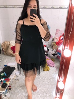 ĐẦM BIGSIZE phối tay lưới 60-80kg