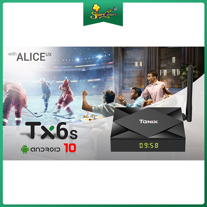 Hộp TV TANIX Tx6S Android 10.0 Allwinner H616 Max 4gb Ram lõi tứ 6k Wifi Tx6 chất lượng cao