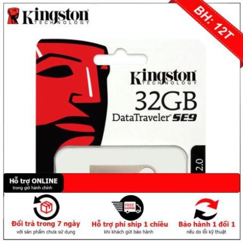 [BH12TH] (BẢO HÀNH 24 THÁNG) USB 32GB KINGSTON CAM KẾT HÀNG CHÍNH HÃNG GIÁ RẺ NHẤT