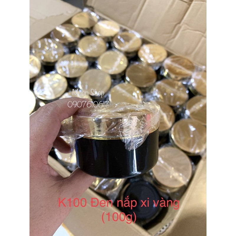 Hủ nhựa K100 nắp xi 50 hủ đựng 100g kem