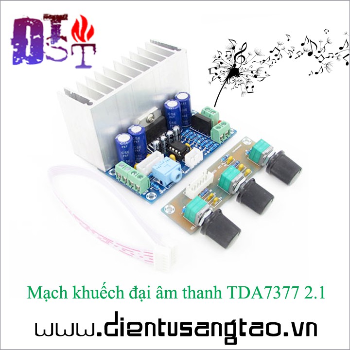 Mạch khuếch đại âm thanh TDA7377 2.1