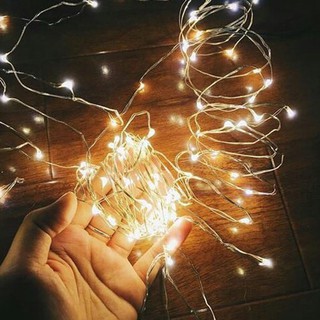 Đèn fairy light - đèn đom đóm 2m chạy pin