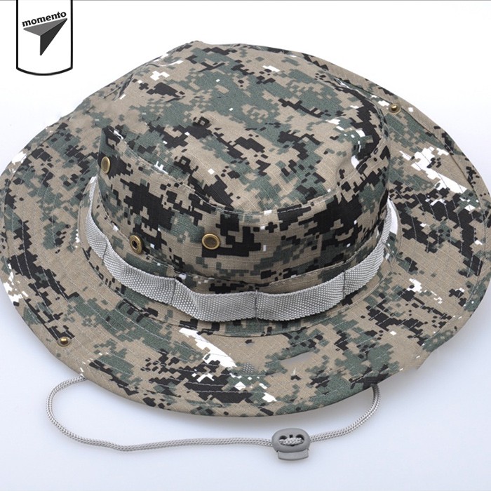 Nón Lính Rộng Vành Bucket Hat Camo