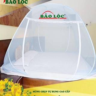Mùng chụp tự bung cao cấp 2m2x2m 2 cửa BẢO LỘC