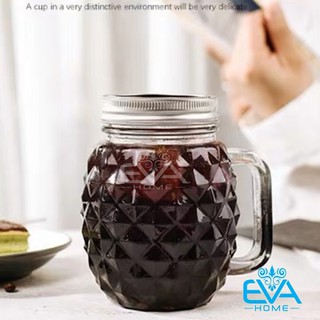 Ly Thuỷ Tinh Có Quai Hình Trái Thơm 500 Ml