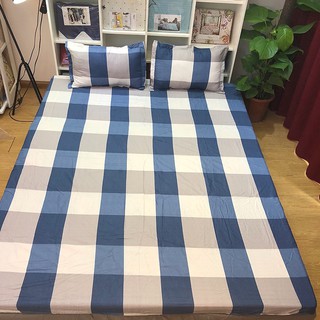 HCM Bộ ga gối poly Drap 1m6x2m mã hàng M07