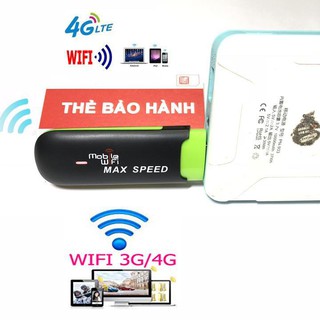 Dcom phát wifi từ sim 3g 4g - max speed - đa mạng tốc độ cao