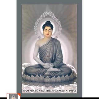 Tranh dán tường Phật thích ca. 60x100