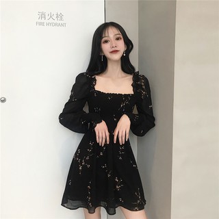 (ORDER) Váy hoa cổ vuông dáng đẹp