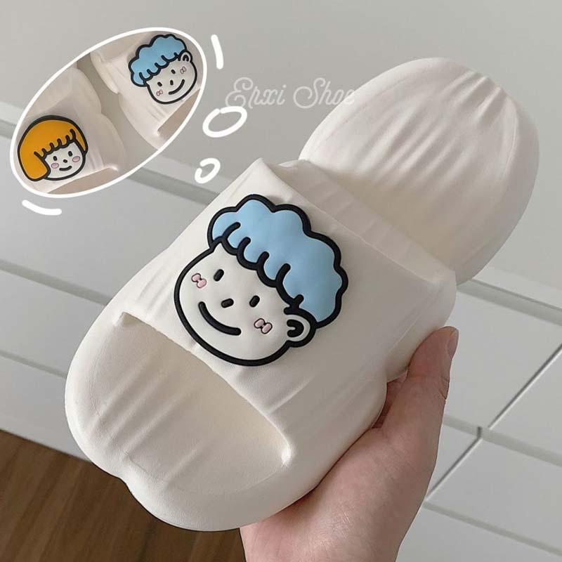 Dép Đi Trong Nhà Đế Mềm Họa Tiết Hoạt Hình Thời Trang Mùa Hè Cho Nữ