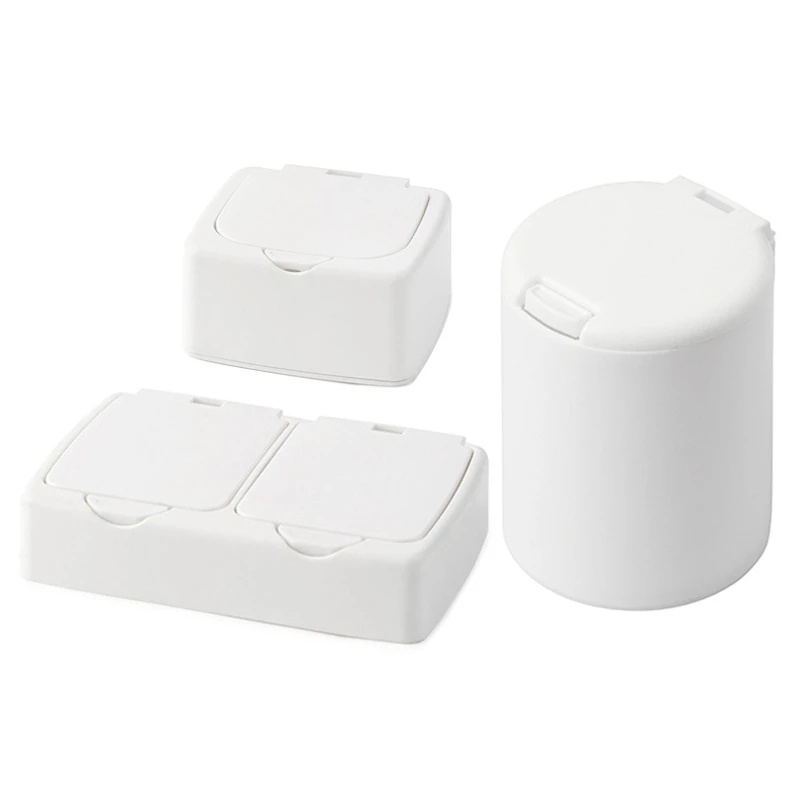 Hộp Nhựa Lật Mini Đựng Bông Tai/Trang Sức Tiện Dụng