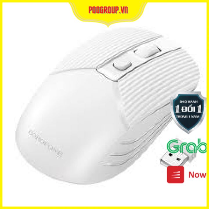 Chuột Không Dây máy tính Wireless 2.4GHz Borofone BG5 Chính Hãng - BH 12 Tháng - poogroup