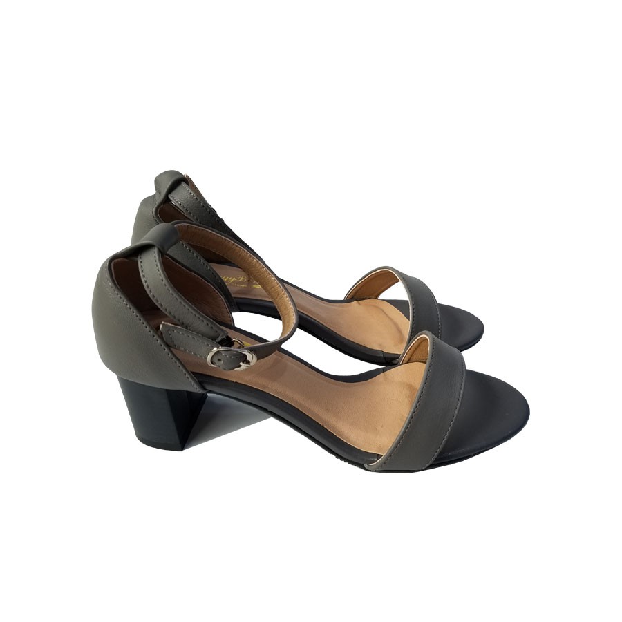 Giày Sandal Cao Gót Nữ Da Bò BIGGBEN HKD275