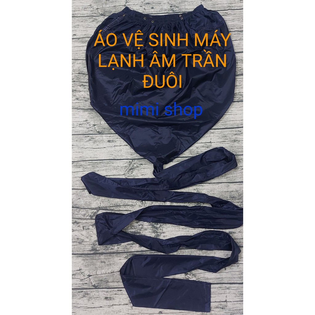 Túi trùm vệ sinh máy lạnh âm trần - dài 6 mét, đuôi 4m, rộng 2m, vải tốt, không bám nước, độ bền cao sử dụng dài lâu