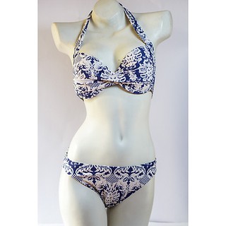 Áo Tắm 2 Mảnh Bikini Cột Dây Choàng Cổ 