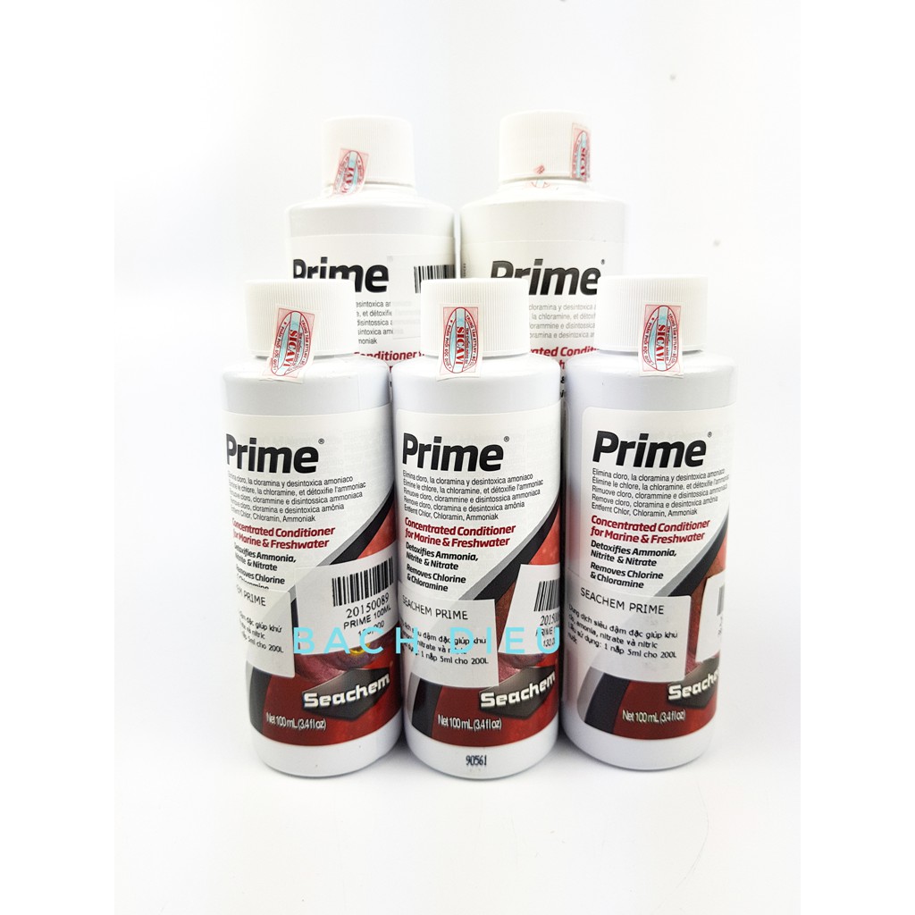 KHỬ ĐỘC CHO CÁ RỒNG CÁ CẢNH PRIME 100-250-500ML SEACHEM
