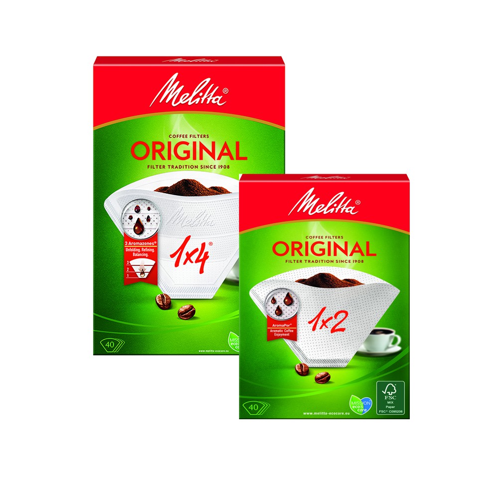 Giấy lọc cà phê Melitta (hộp 40 tờ) | Melitta coffee filter