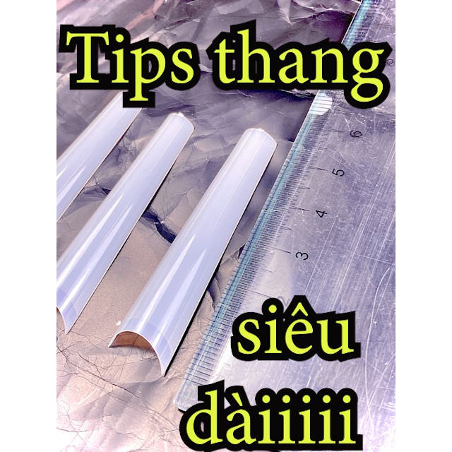 Tips thang P.T.Trang siêu dài gắn móng tay