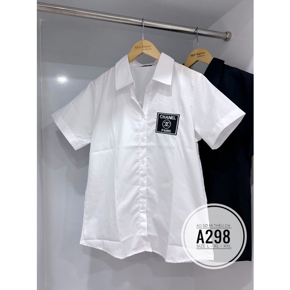 Bigsize Áo sơ mi thêu A298