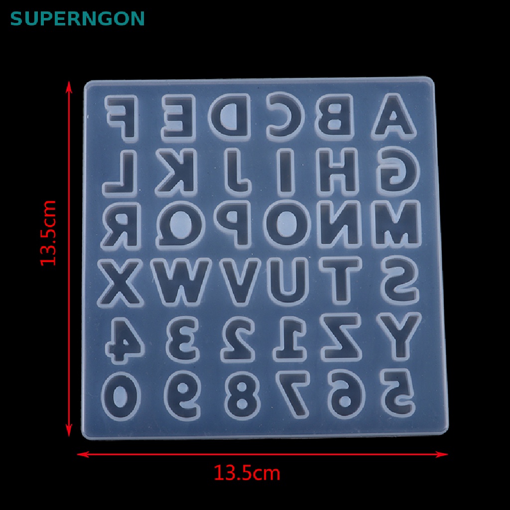 Khuôn Silicon Trong Suốt Hình Chữ Cái Lớn