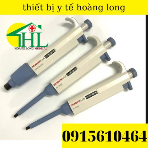 Pipette Tự Động - Dụng Cụ Hút Mẫu Đong Chuyển Chất Lỏng Micropipet Dragon LAB CÁC KÊNH