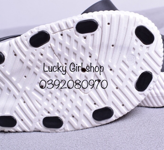 [BIG SIZE] Giày dép sandals nam bít đầu cao su dẻo PVC cao cấp, size 40-45 - Lucky Girl shop