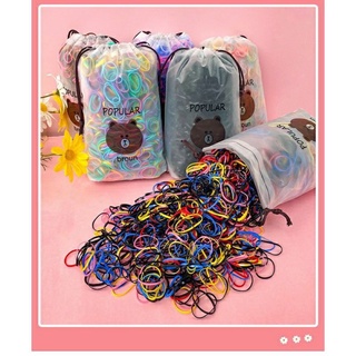 Dây thun, chun cột tóc 4000 sợi bịch của bear