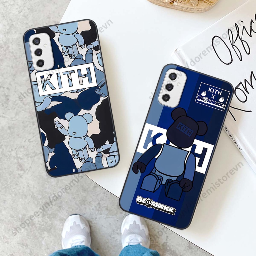 Ốp lưng Samsung M52 5G hình kaws, kith, bear brick nổi 3D phong cách độc đáo