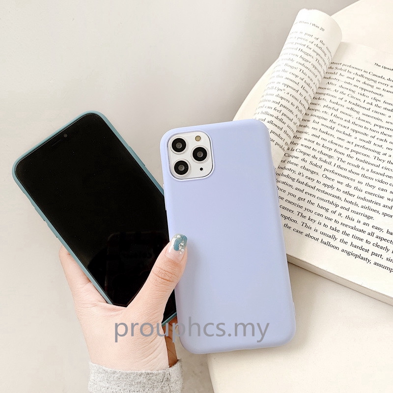 Xiaomi Mi A2 Lite Redmi 9T 6 Pro 6 Mi 9T 6A Note 9 Pro 5 Phone Casing Plain Macaron Color Soft TPU Cover Case