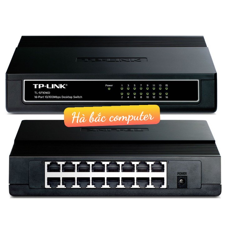 BỘ CHIA MẠNG 16 CỔNG TPLINK TL-SF1016D - 16 PORT 10/100 Mbps Desktop Switch