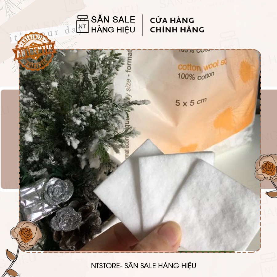 Bông tẩy trang Tetra 600 miếng hàng chuẩn Pháp