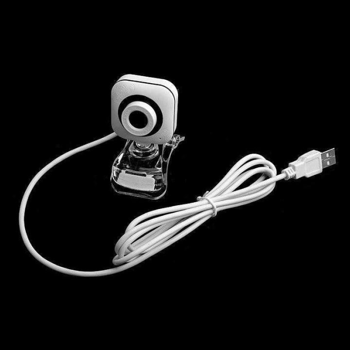 Webcam 480p - Q360 Màu Trắng Có Thể Xoay 360 Độ Cho Máy Tính