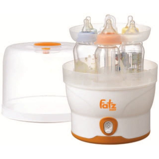 Máy tiệt trùng bình sữa thế hệ thông minh 6 bình không BPA Fatzbaby FB4028SL